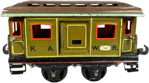 CARETTE HAND PAINTED BAGGAGE CAR