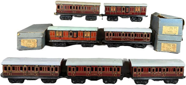 LOT OF BING BRITISH OUTLINE PASSENGER CARS