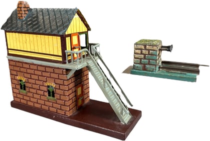 RARE MARKLIN SWITCH TOWER & BUFFER STOP