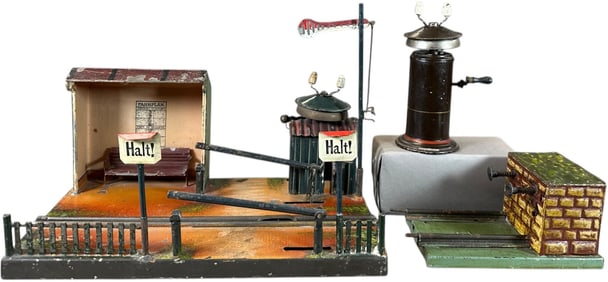 ASSORTED MARKLIN RAILROAD TRACK ACCESSORIES