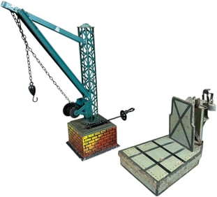 LARGE MARKLIN FREIGHT SCALE & CRANE