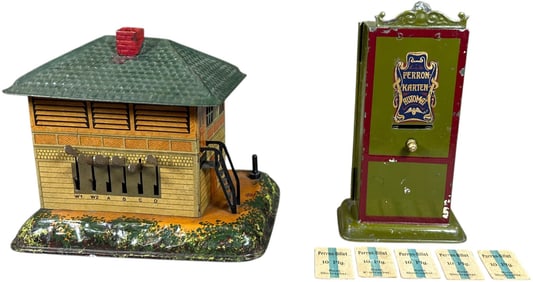 BING ELECTRIC SWITCH BUILDING & TICKET DISPENSER