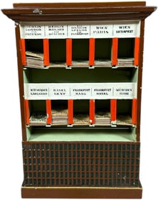 MARKLIN EUROPEAN MARKET TICKET STAND