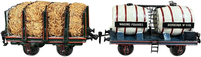 MARKLIN WINE TRANSPORT & HAY WAGON