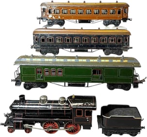 BING ELECTRIC WINDCUTTER LOCO & EXPRESS CARS