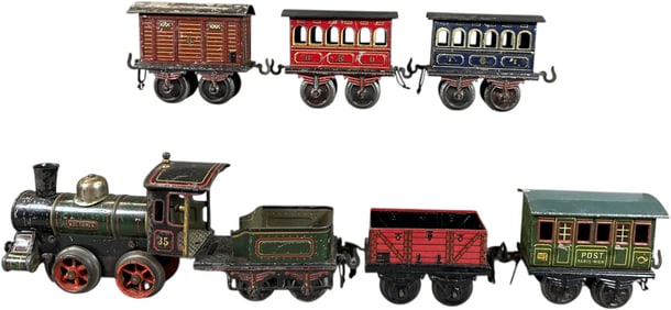 BING VICTORIA LOCOMOTIVE & CARS