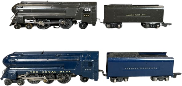 AMERICAN FLYER 553 & 556 STREAMLINER LOCOS