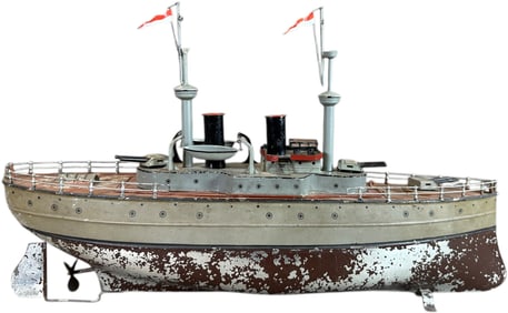 FLEISCHMANN CLOCKWORK BATTLESHIP