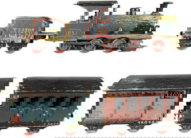 WOODEN EUROPEAN TRAIN SET