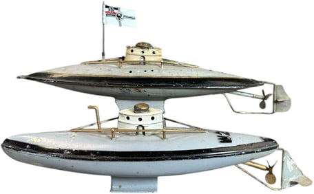 BING TWO HAND PAINTED SUBMARINES