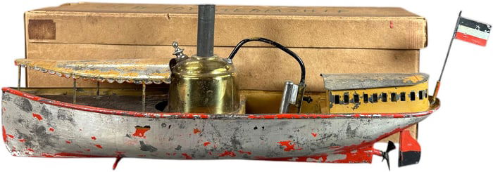 BOXED LIVE STEAM LAUNCH YACHT