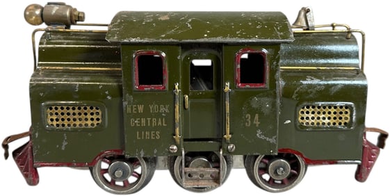 LIONEL NO.34 BLOCK LETTER LOCOMOTIVE