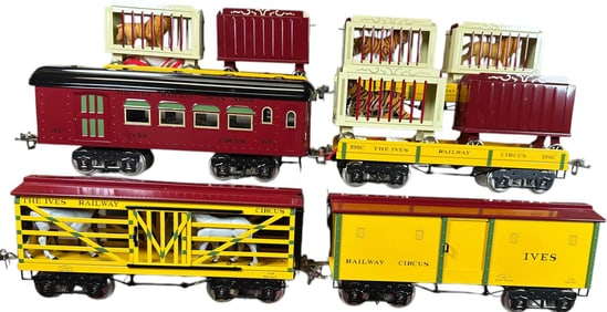 MTH IVES RAILROAD CIRCUS SET
