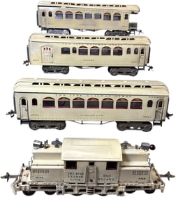 IVES 3243 WHITE PASSENGER SET