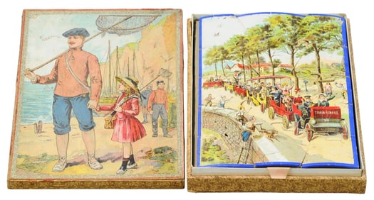 BOXED FRENCH PUZZLE SET - TRAIN RENARD