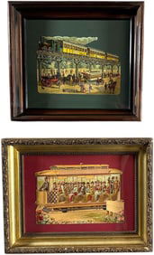 FRAMED TROLLEY ADVERTISING DIE CUTS