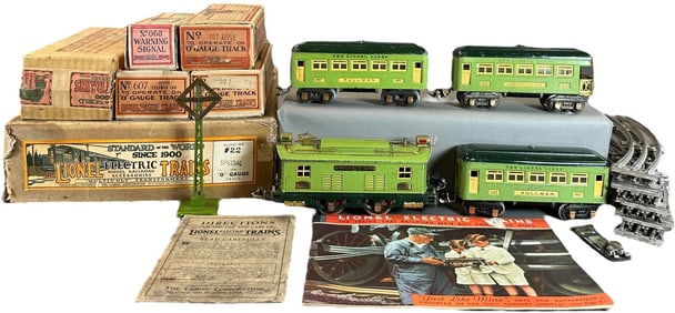BOXED PREWAR LIONEL OUTFIT NO.22 SPECIAL