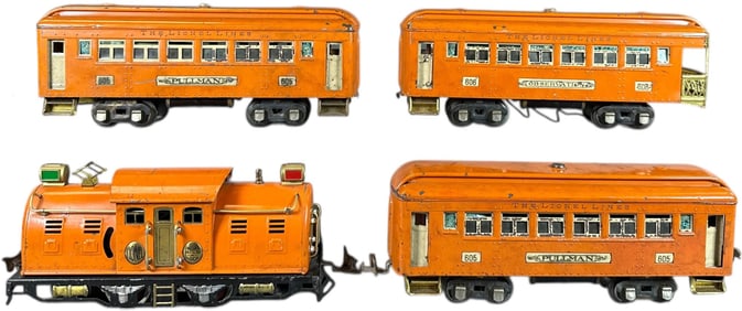 LIONEL NO.4 BILD-A-LOCO PASSENGER SET