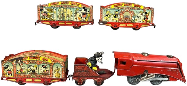 PREWAR LIONEL MICKEY MOUSE DISNEY TRAIN SET