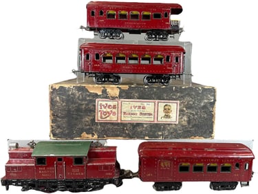 BOXED IVES STANDARD GAUGE NO.701 PASSENGER SET