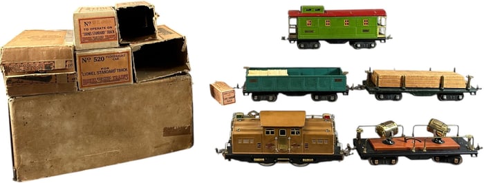 BOXED LIONEL NO.361E FREIGHT OUTFIT