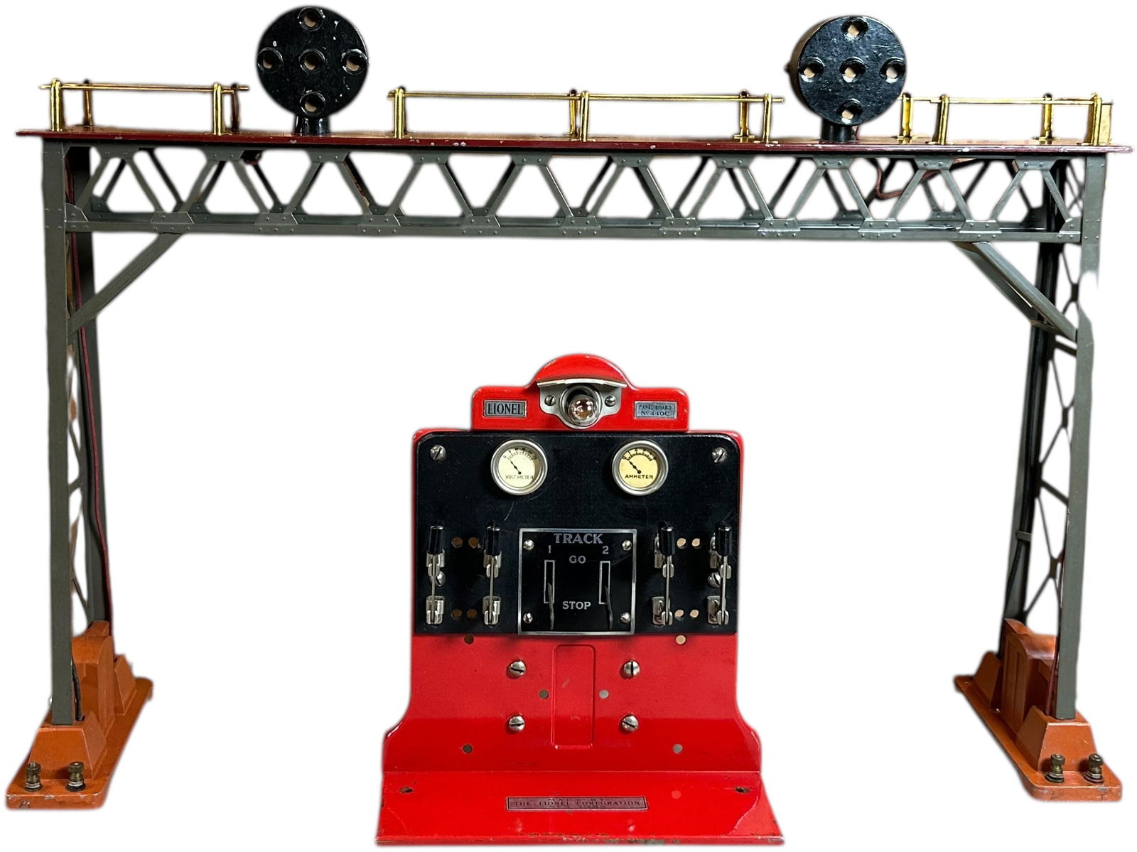 BOXED LIONEL NO.440 SIGNAL BRIDGE & 440C PANEL (1 of 12)