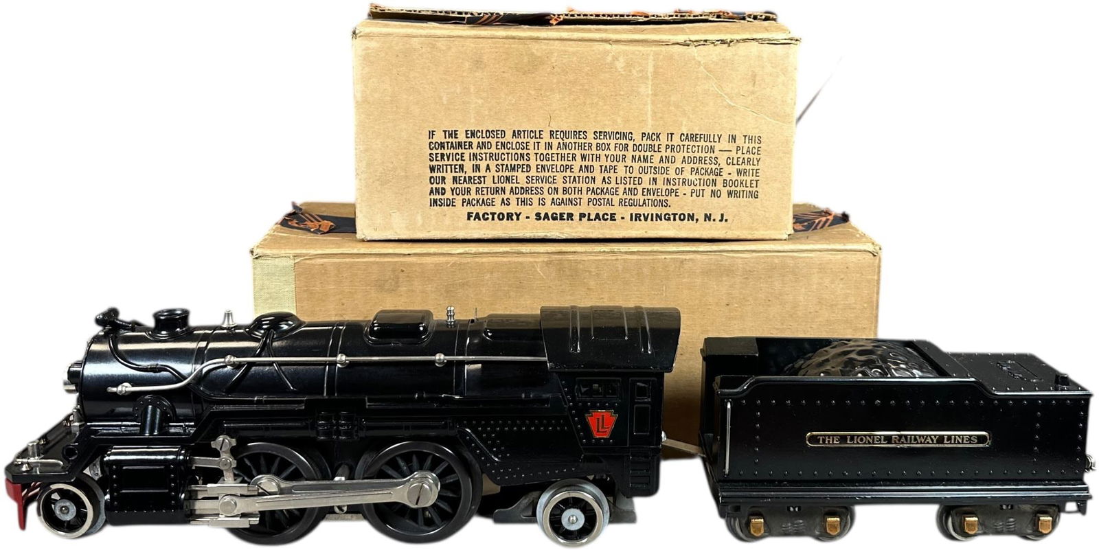 LIONEL STANDARD GAUGE 1835E LOCO & TENDER (1 of 8)