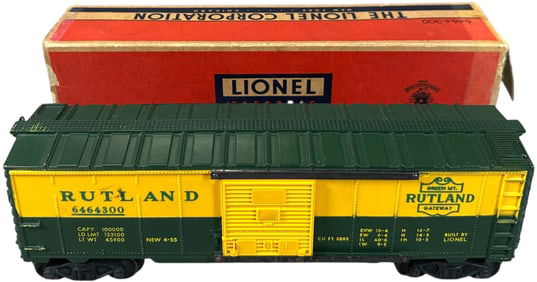 LIONEL POSTWAR 6464-300 RUTLAND CAR - RARE DOORS