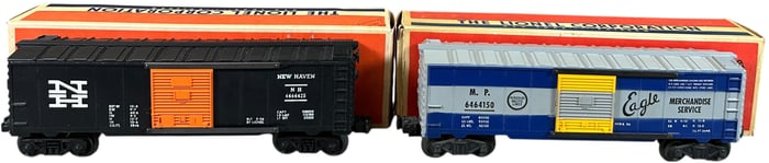 PAIR OF BOXED LIONEL POSTWAR 6464 CARS