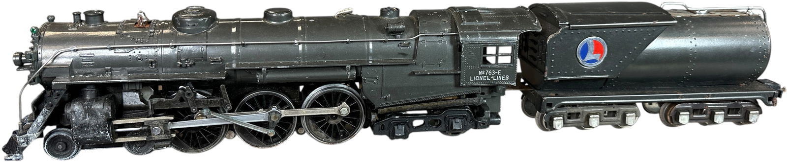PREWAR LIONEL 763E LOCOMOTIVE & TENDER (1 of 12)