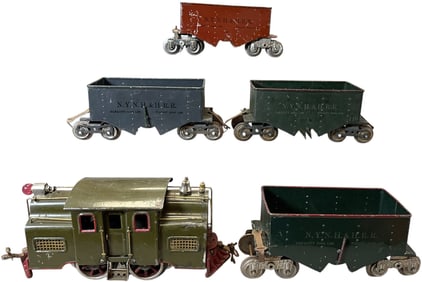 PREWAR LIONEL 53 LOCOMOTIVE & BALLAST CARS