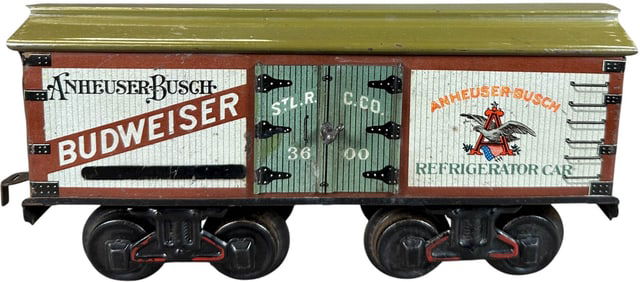 BING GAUGE 1 BUDWEISER BEER CAR
