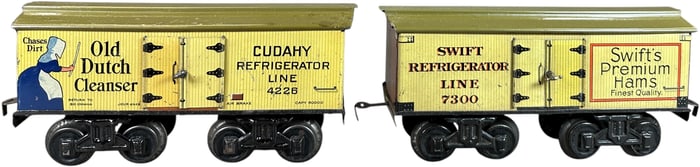 PAIR OF BING REFRIGERATOR CARS