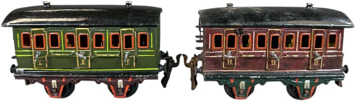 MARKLIN HAND PAINTED PASSENGER CARS