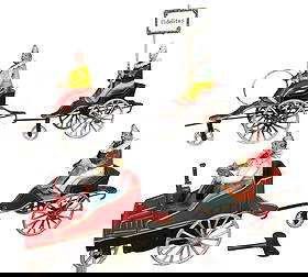 MARKLIN FIDELITAS CLOWN TRAIN: 72. MARKLIN FIDELITAS CLOWN TRAIN | An incredibly important toy which is so rare that most collectors have never viewed a complete one in person! We first heard of this toy turning up in Argentina 5 y