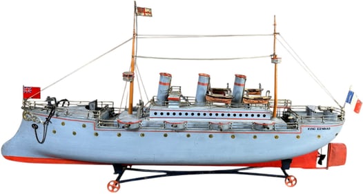 BING KING EDWARD BATTLESHIP GUNBOAT