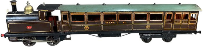 SCARCE CARETTE SE&CR STEAM RAILCAR