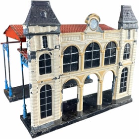 LARGE FV STATION FACADE WITH CANOPY