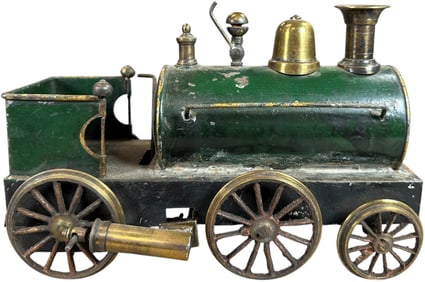 HAND PAINTED DRIBBLER LIVE STEAM LOCOMOTIVE