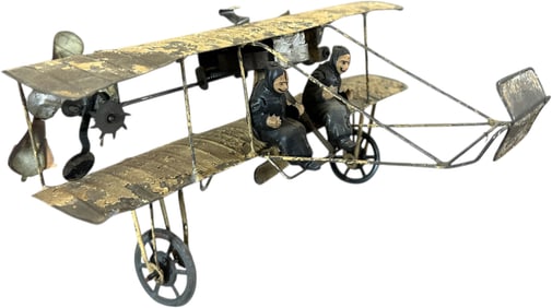 EARLY GERMAN BI-WING AIRPLANE