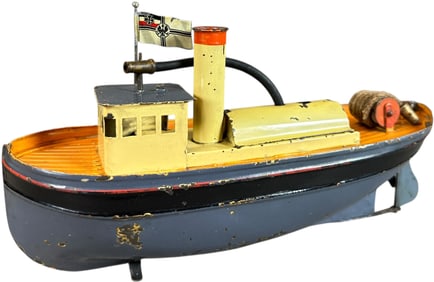 SCARCE SMALL BING FIRE BOAT