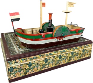 BOXED JOHANN STEIFF CHILDS CONSTRUCTOR BOAT