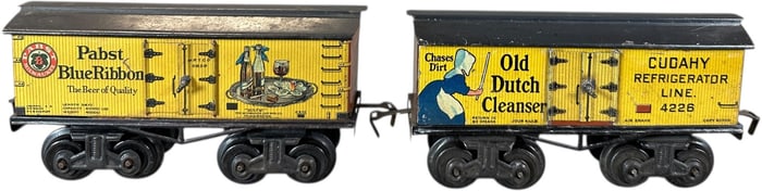 BING PABST BEER CAR AND OLD DUTCH CLEANSER