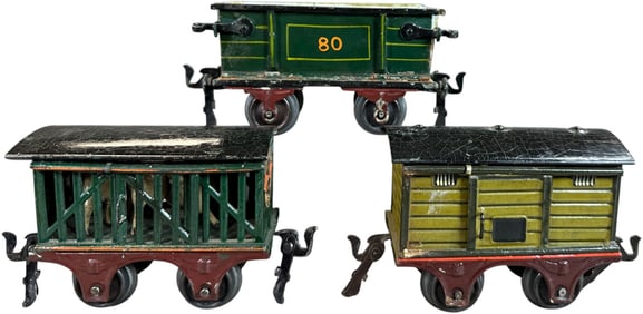 MARKLIN BEAT WAGON AND FREIGHT CARS