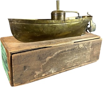 BOXED IVES LIVE STEAM LAUNCH