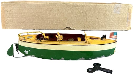 IVES SPEEDBOAT W/ SCOUT PATROL 4013 BOX