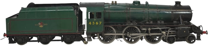 3.5 GAUGE BRITISH 4-6-0 LOCOMOTIVE