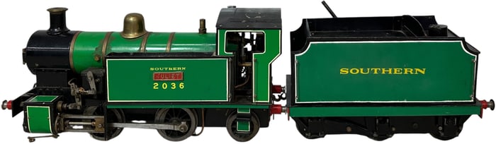 3.5 GAUGE LBSC JULIET LIVE STEAM LOCOMOTIVE