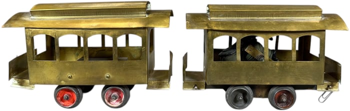 RARE CARLISLE & FINCH NO.1 TROLLEY AND TRAILER