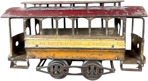 EARLY KNAPP TROLLEY TRAILER